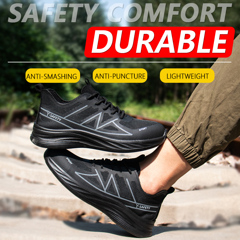 Durable Comfortable PU Sole Safety Shoes YH8088