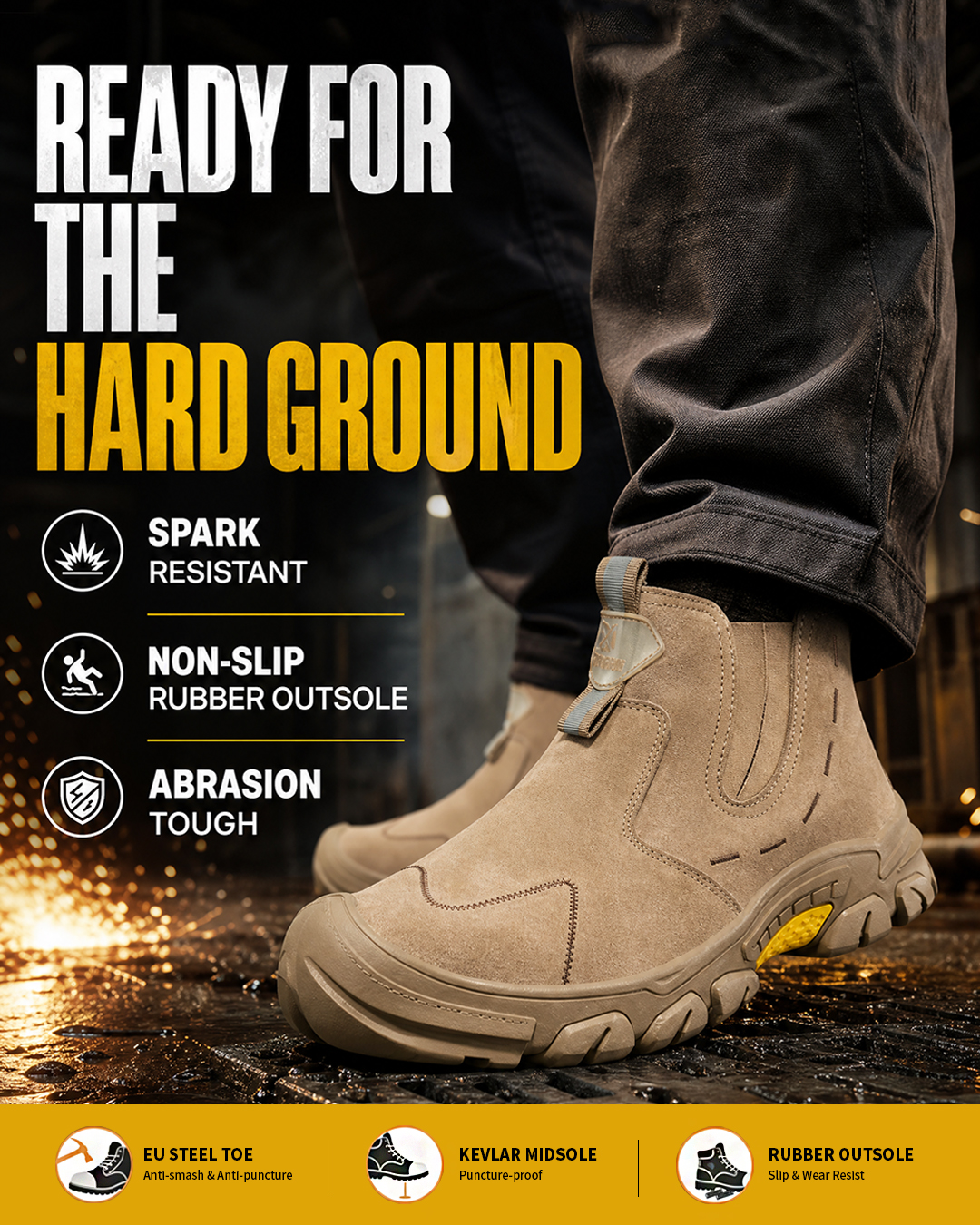 Workplace Foot Safety Matters: Choose Durable & Comfortable Yinghao Safety Shoes Workplace Foot Safety Matters: Choose Durable & Comfortable Yinghao Safety Shoes